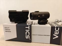 Новый Комплект коллиматор+магнифер Vector Optics