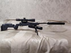 ORSIS 120 (.308 Win) в ложе Mastergun + сошки Atlas + банка БРТ