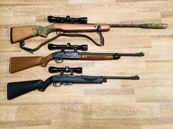 Пневматические винтовки Stoeger X10 Wood 4,5 мм и Crocman 2100 , 1077, М4-177