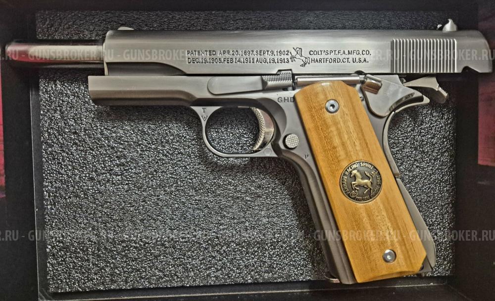 AQK Пневматический (спринговый) пистолет COLT 1911 6мм.