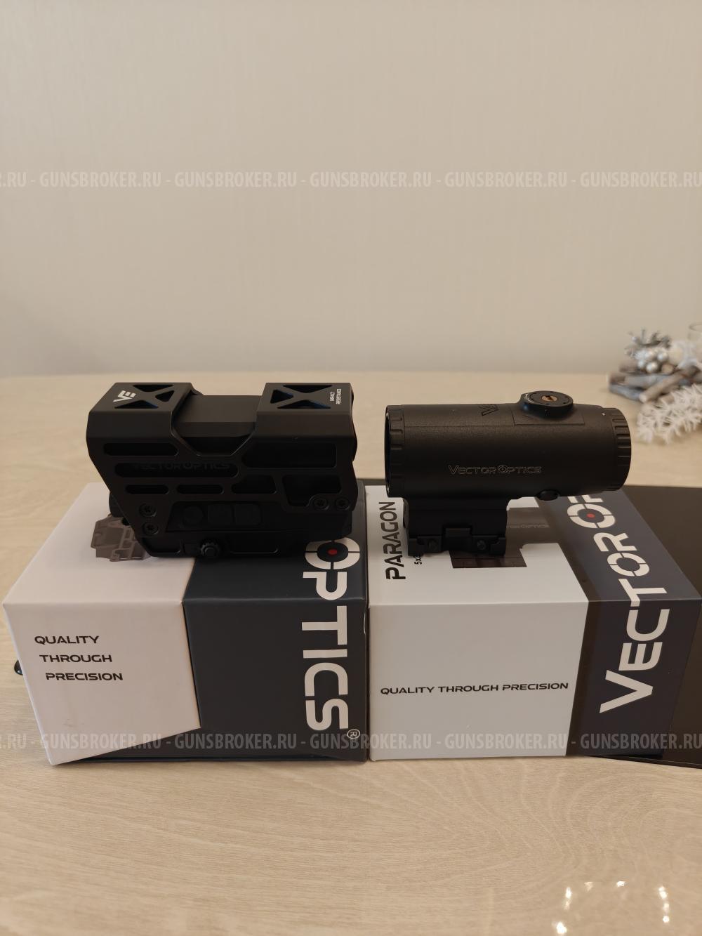 Новый Комплект коллиматор+магнифер Vector Optics