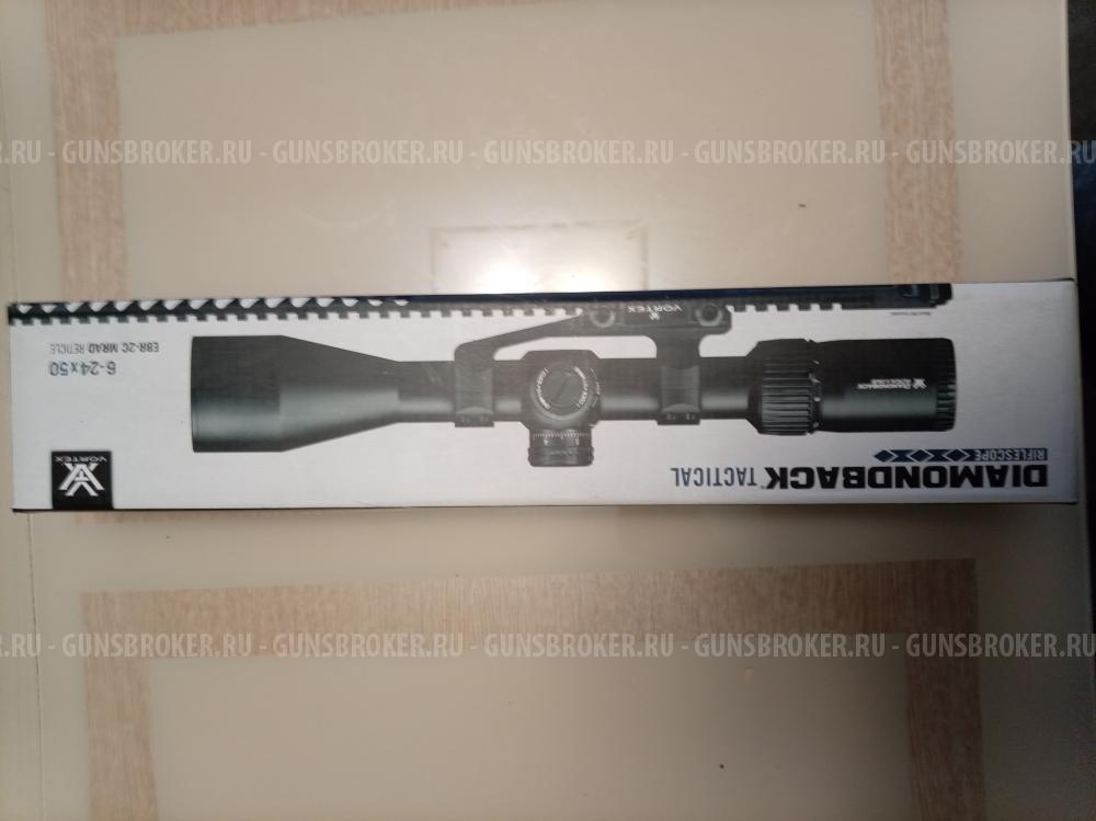 Оптический прицел Vortex DiamonBack Tactical 6-24x50 FFP EBR-2C MRAD