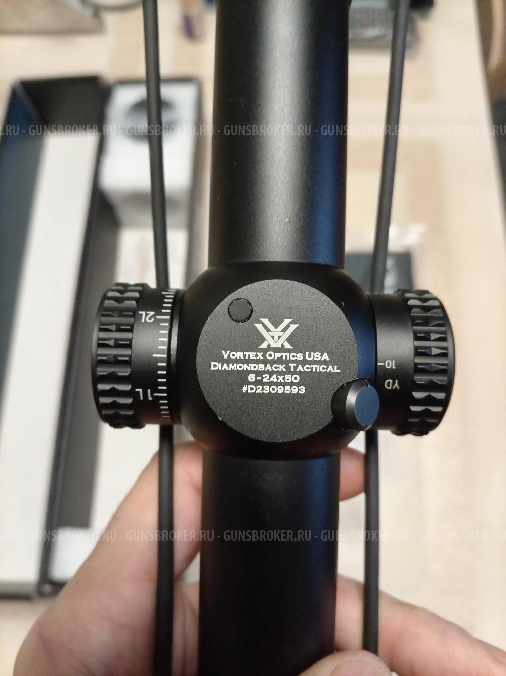 Оптический прицел Vortex DiamonBack Tactical 6-24x50 FFP EBR-2C MRAD
