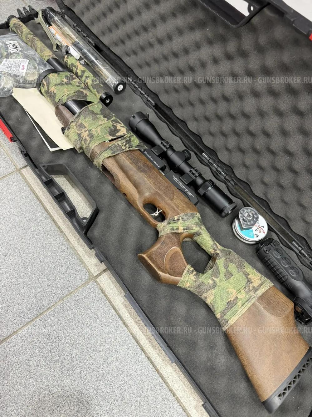 Пневматическое Винтовка PCP Kral Puncher Maxi 3 Auto 6.35 mm + Компрес. выс. давления
