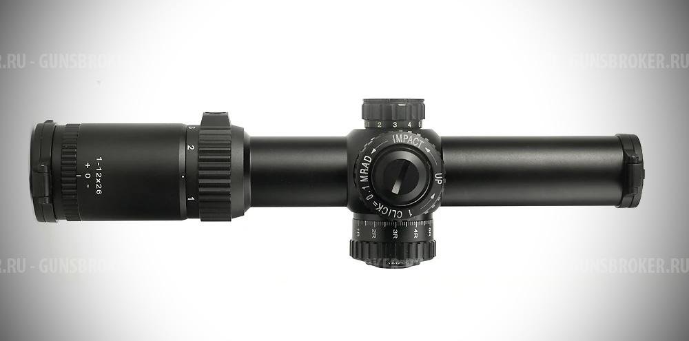 Прицел SKWoptics 1-12x26 iRSFd.34mm