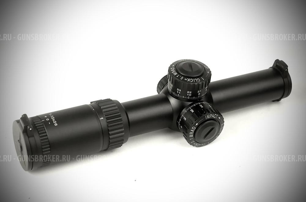 Прицел SKWoptics 1-12x26 iRSFd.34mm
