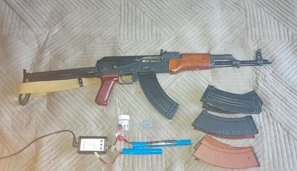 Страйкбольный привод АКМС